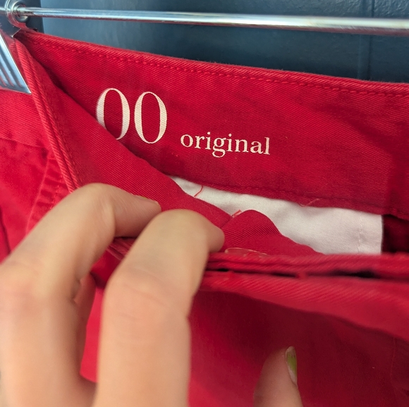 Red Women's Shorts - Picture 3 of 4